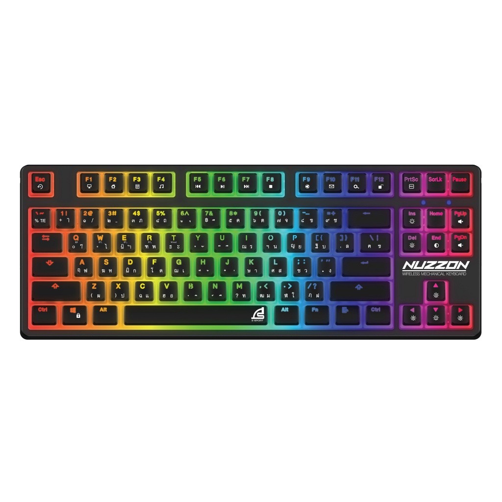 NUZZON KR-751BLK ワイヤレスメカニカルキーボード SIGNO KB-751 NUZZON WIRELESS MECHANICAL GAMING KEYBOARD TKL