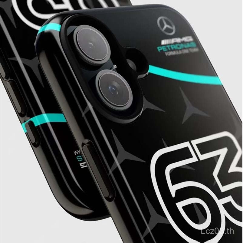 เคสโทรศัพท์ที่เข้ากันได้กับ iPhone 63 GEORGE RUSSELL 2025 MERCEDES เคส ...