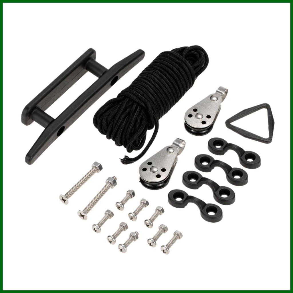 Kayak Scupper ปลั๊กชุด Heavy Duty Canoe รถเข็นชุดแหวน Pad Eyes เชือก ...