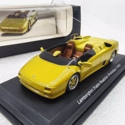 1/43 Diablo Roadst Lamborghinia Polo Convertible Sports Car Model Non ...