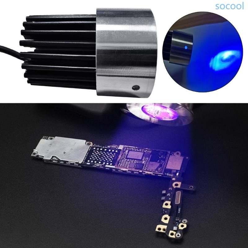 Soc* USB LED โคมไฟ LED แสงสีม่วงความยาว 390-365nm ซ่อมขับเคลื่อน USB ...