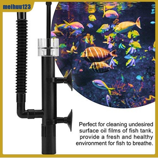 FNC Fish Tank Water Surface Oil Protein Skimmer Lightweight Adjustable ...
