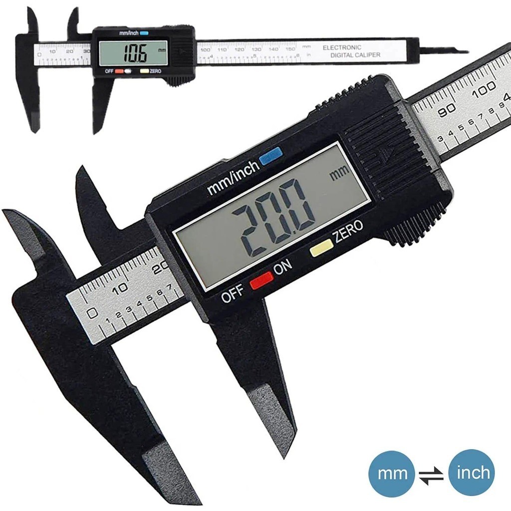 150mm 100mm Electronic Digital Caliper Dial Vernier Caliper Gauge ...