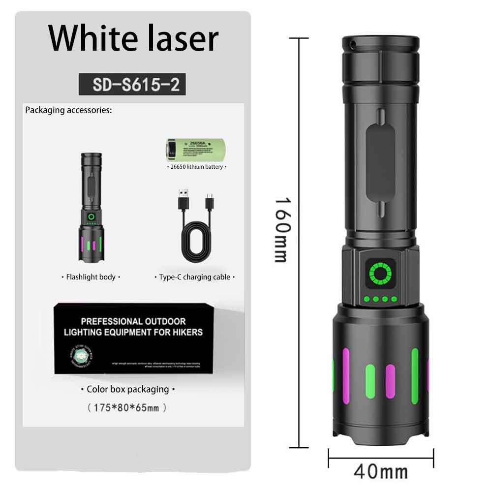 High power Emergency light Hand held flashlight Plug Intelligent ...