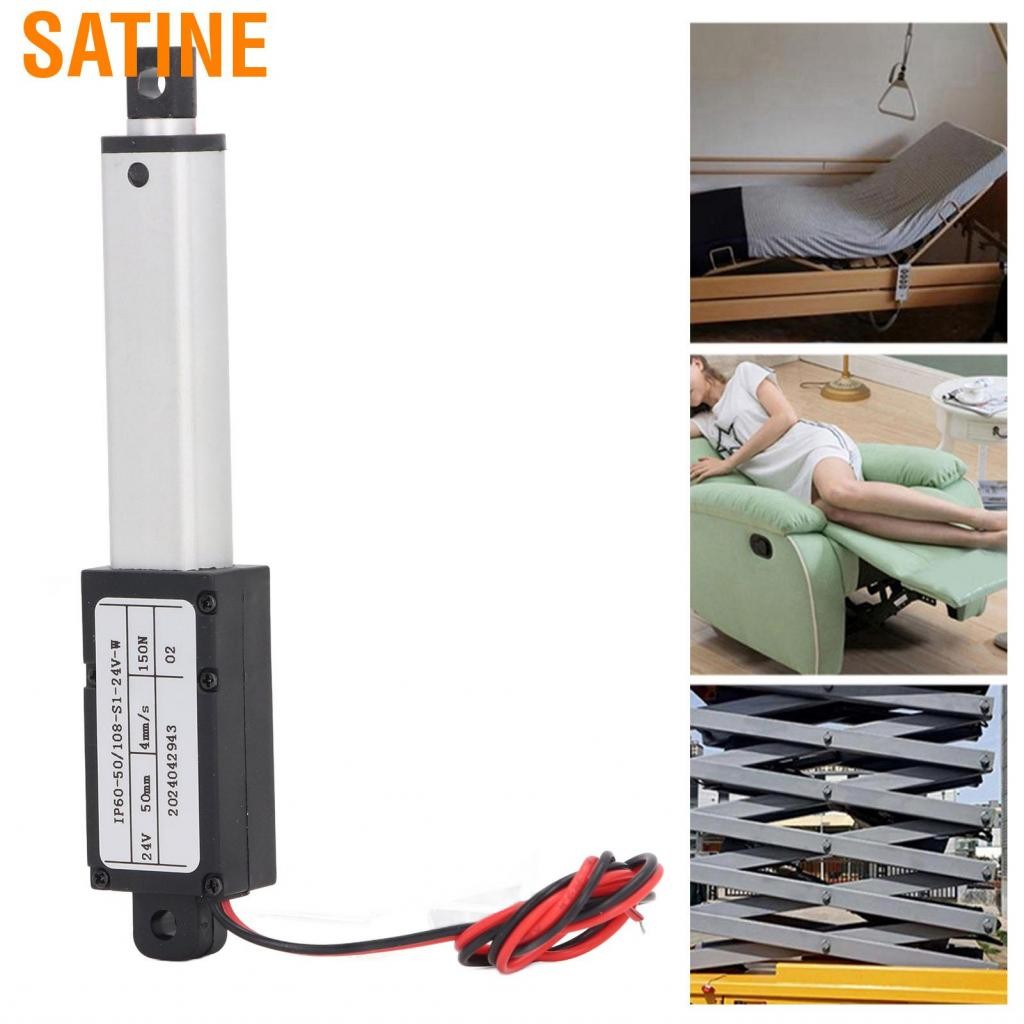 Jeffergarden Micro Actionneur Linéaire électrique 150N, Mini Actionneur De Mouvement Electrique Multi Protection Course De 75mm 12v Avec Support 79046775