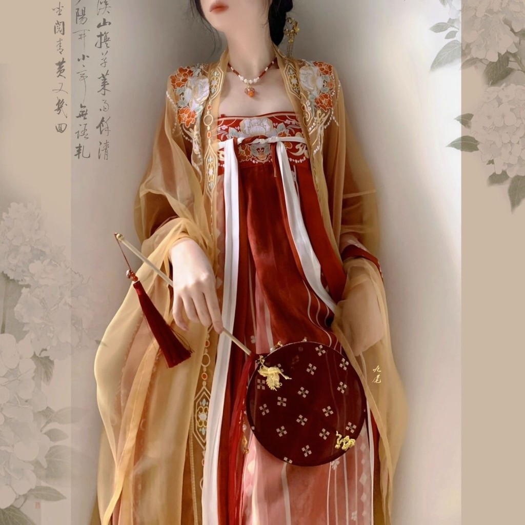 Original Hanfu Han องค ์ ประกอบ Tang Made Hanfu ความยาวเต ้ านมเสื ้ อ ...