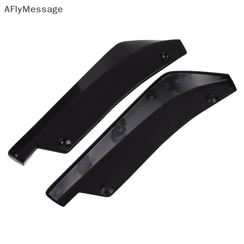 Afl 1 คู่คาร์บอนไฟเบอร์ Winglets ด้านข้างกระโปรง Extension Universal รถ ...