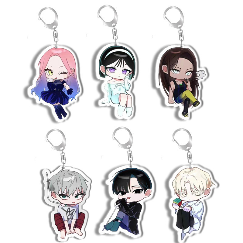 Alien STAGE IVAN & TILL KeyChain ผู้หญิงเกาหลีพวงกุญแจสําหรับผู้ชายแหวน ...