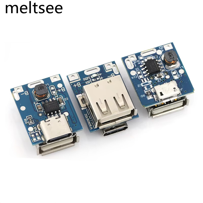 TYPE-C USB 5v Boost Converter Step-Up โมดูลแบตเตอรี่ลิเธียมชาร์จป้องกัน ...