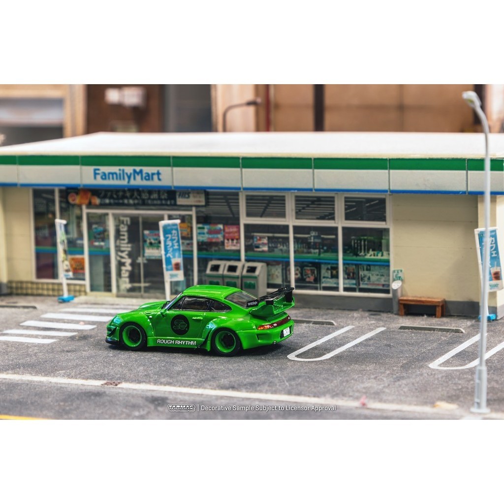 Tarmac Works 1/64 HOBBY64 RWB 993 Rough Rhythm Fuel Fest Student Driver ...