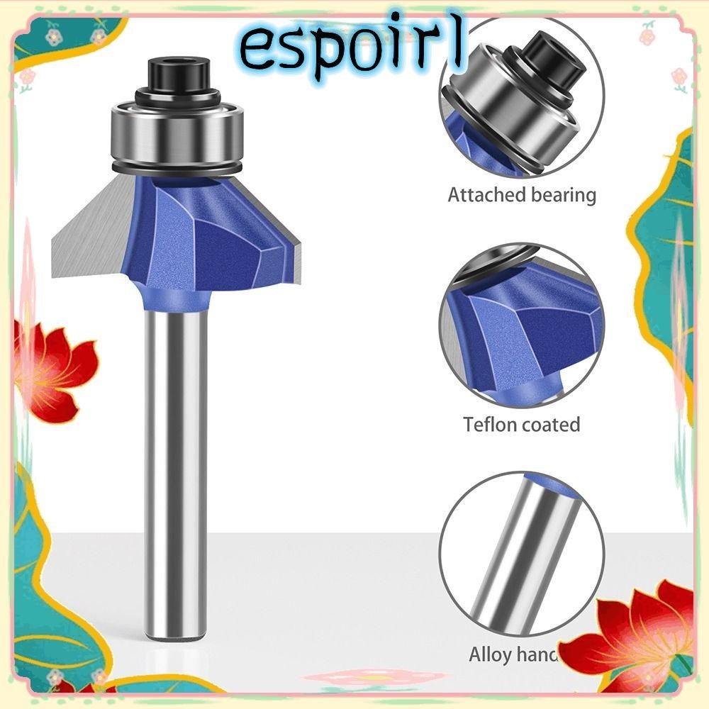 Espo Chamfer Router Bit, 1/4 นิ้ว Shank ทังสเตนคาร์ไบด์ Bevel Edge Trim ...