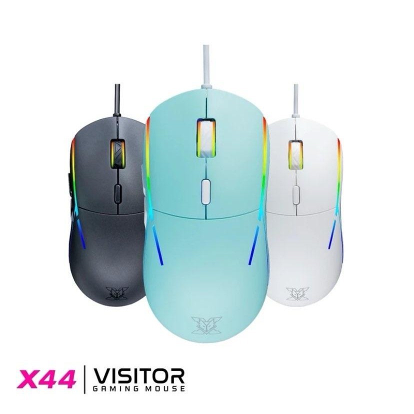 เมาส์เกมมิ่ง NUBWO X44 VISITOR GAMING MOUSE MACRO | Shopee Thailand