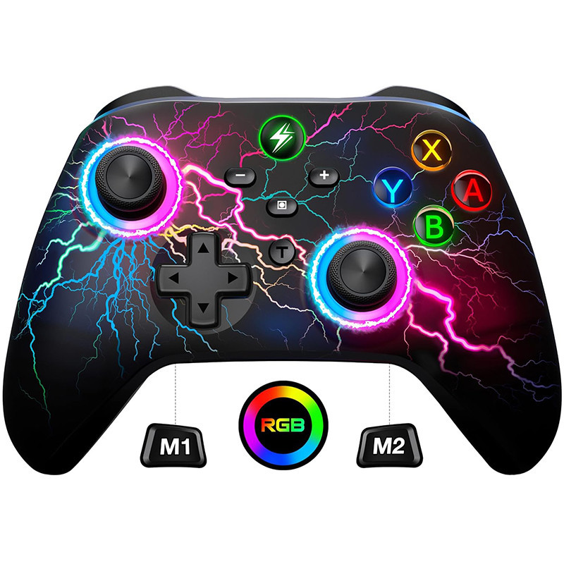 จอยสติ๊กควบคุมเกม แบบไร้สาย LED สําหรับ Nintendo Switch Controller Lite ...
