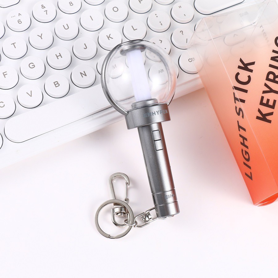 Kpop Idol ENHYPEN Mini Lightstick Key Ring Glow Stick พวงกุญแจสําหรับ ...