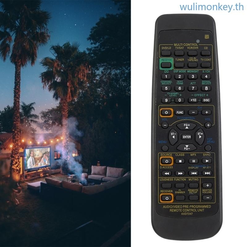 AULCMEET Telecomando Universale Per Ricevitore AV Pioneer – AXD7247, Modelli VSX/D309/D409/D510, Senza Programmazione - 4