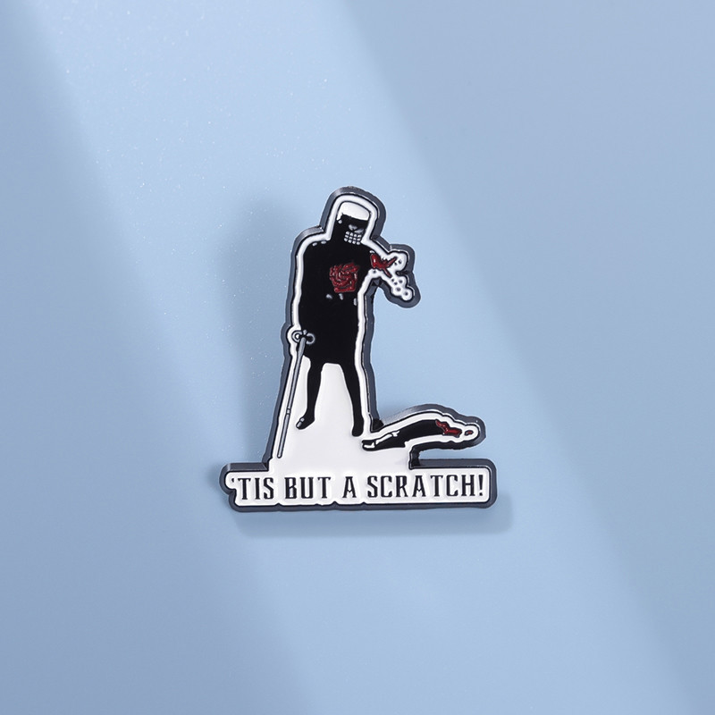Tis แต่ A Scratch เข็มกลัด Monty Python Pins Black Knight Villains Pin ...