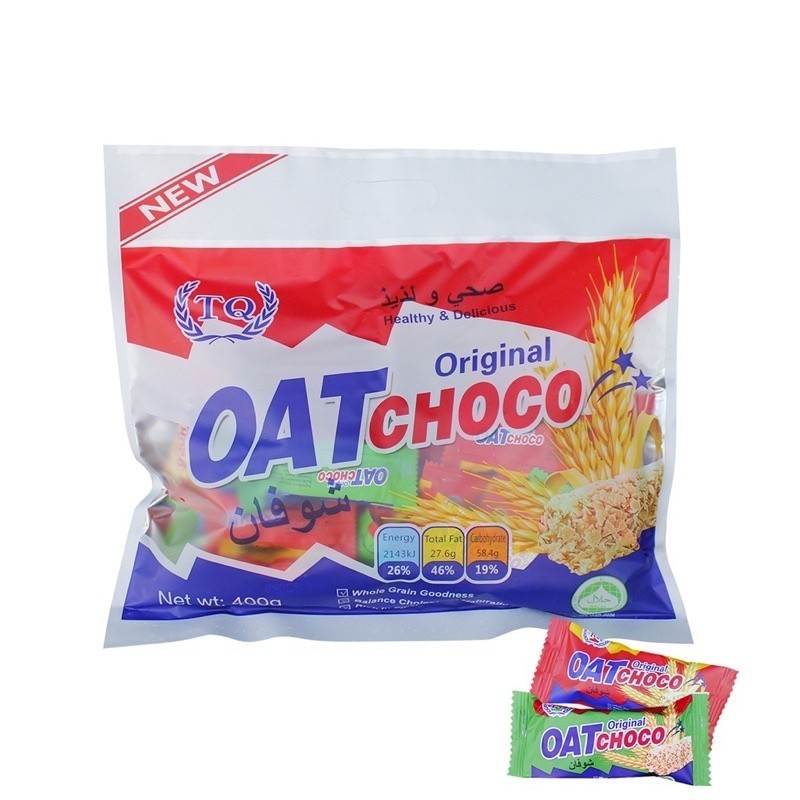 ขายดี!! OAT CHOCO ขนมข้าวโอ๊ตอัดแท่ง อร่อย กรุบๆกรอบๆ มีปริมาณแคลลอรี่ ...