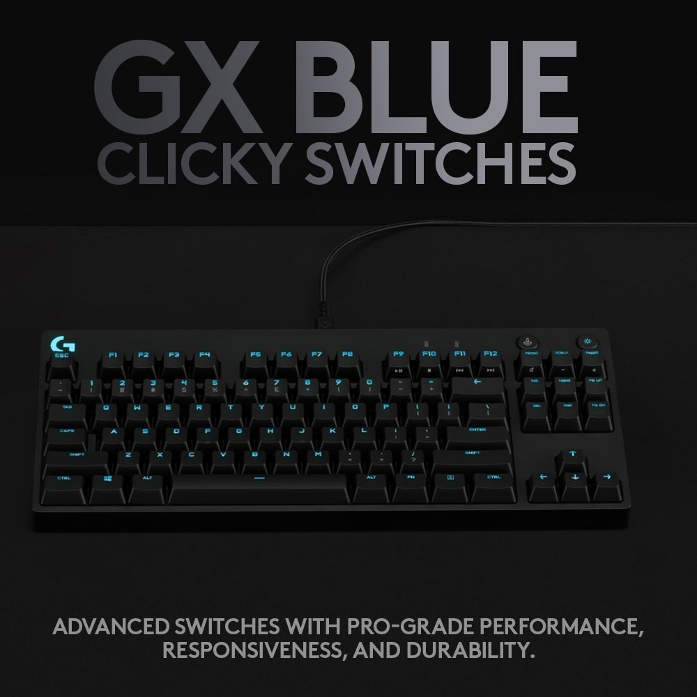 คีย์บอร์ดเกมมิ่งแบบกลไก Logitech G PRO, ดีไซน์ Tenkeyless แบบพกพาเป็น ...
