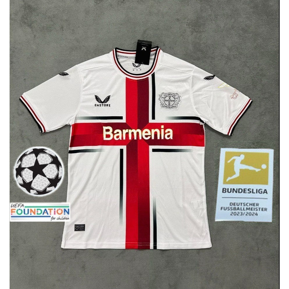 เวอร ์ ชั ่ นFan 】Bayer 04 Leverkusen 2024/25 Season Away Jersey Men 's