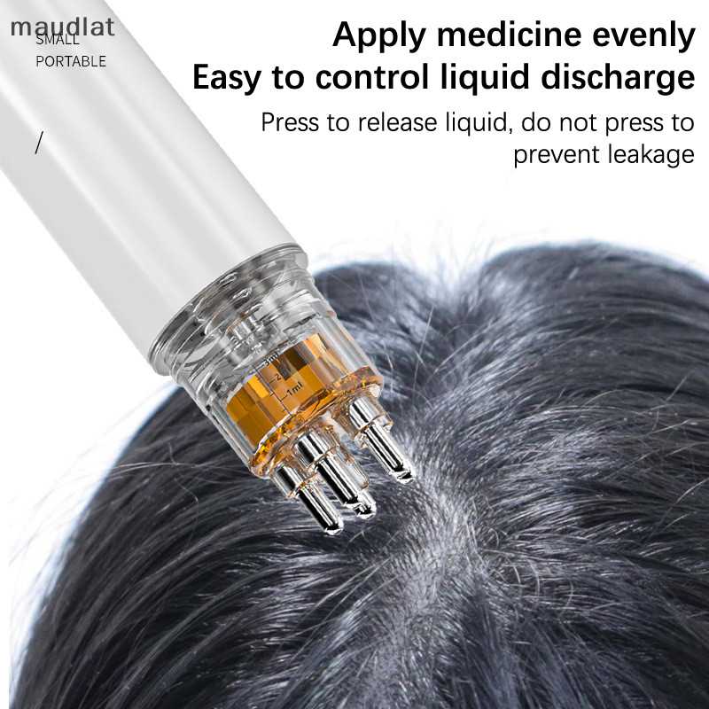 Maud แบบพกพา Scalp Applicator Liquid Comb Mini นวดหวี Liquid Guiding ...