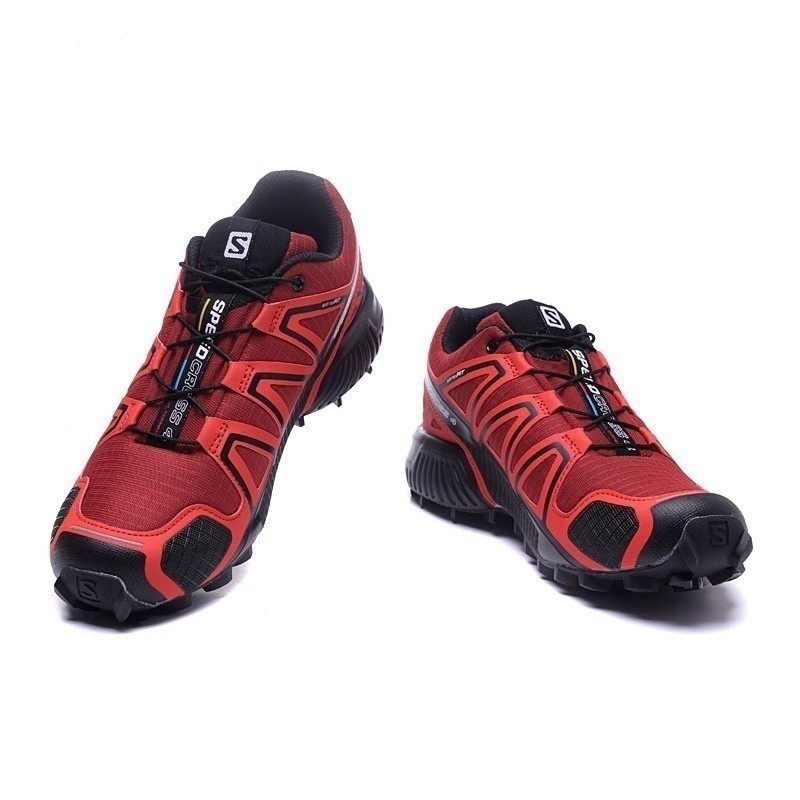 Salomon/solomon Speedcross 4 รองเท้าผ้าใบเดินป่ามืออาชีพกลางแจ้งอิฐ ...