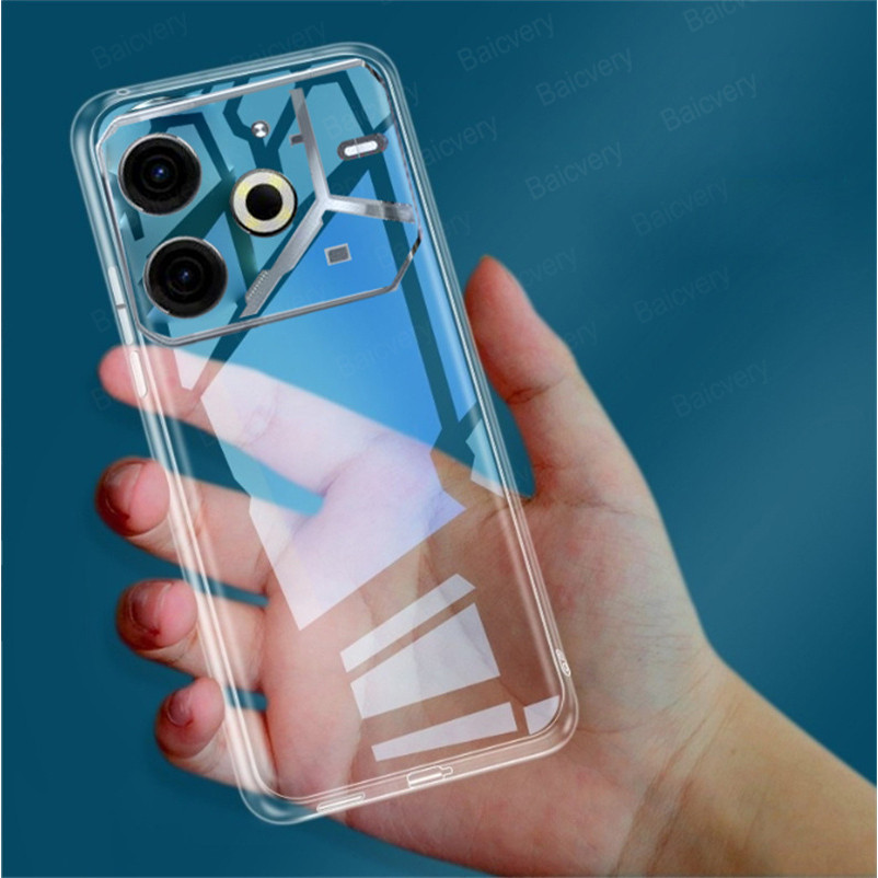 Tecno POVA 6 Neo Case คุณภาพสูงแฟชั่น TPU ใส Soft Silicon Cover Full ...