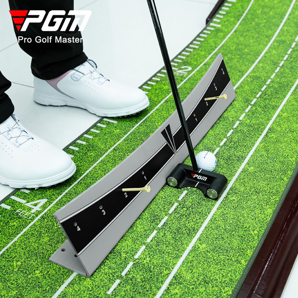 Pgm Golf Putter Trainer Calibration Track Putter Board Golf Putting Mat ...