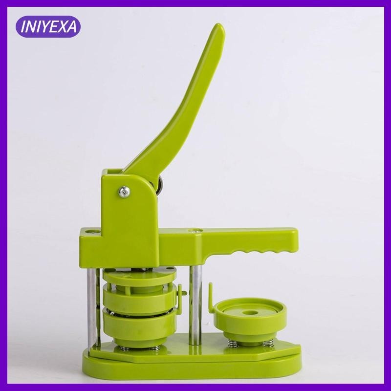 [Iniyexa] Maker Machine with Round Die Making Pin Button Press Cutter ...