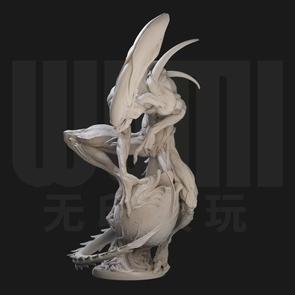 Alien Prometheus White Model Figure 3D Printing Soldier Model Sci-Fi ...