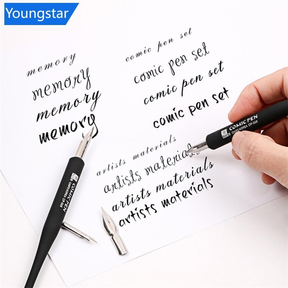 [ForeverYoung] Comic Animation Sketching Art Pen Holder with Nib Set ...