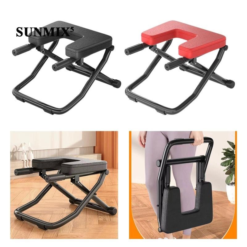 [ Yoga Headstand Bench Core Strengthening Heavy Duty Portable Strength ...