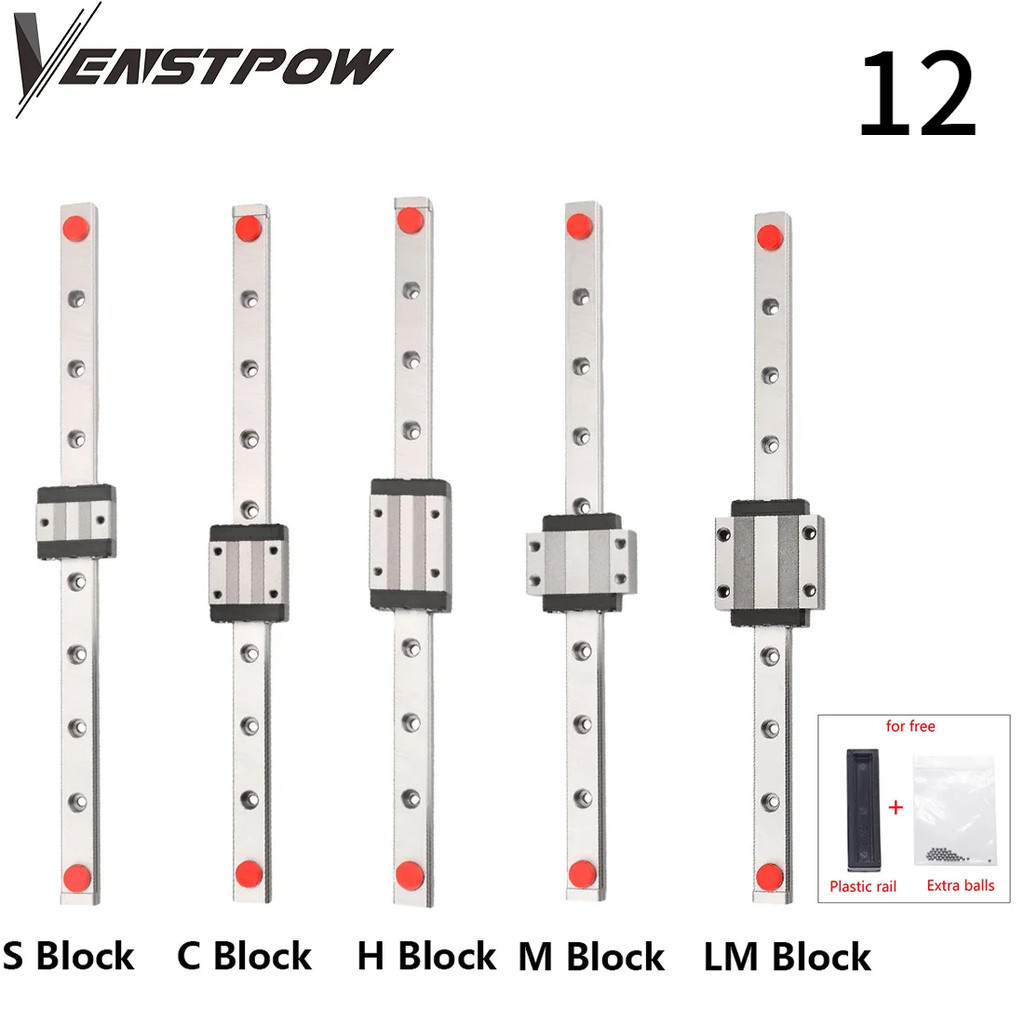 รุ่นอัพเกรดของ MGN12 Linear Guide SZ12 กว้าง 12 มม.ความยาว 200 มม. ...