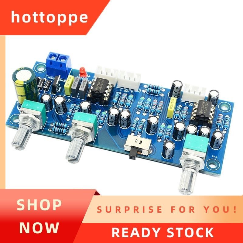 【hottoppe 】2.1 Channel Subwoofer Preamp Board Low Pass Filter Pre-Amp ...