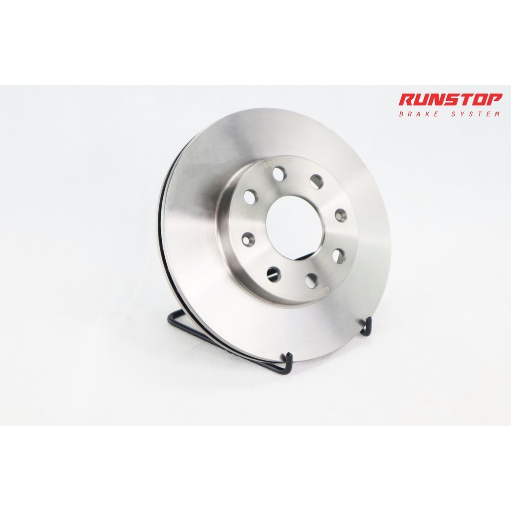 RUNSTOP รันสตอป brake disc จานเบรคหน้า เบรก disc brake เรียบ ขนาดเดิม ...