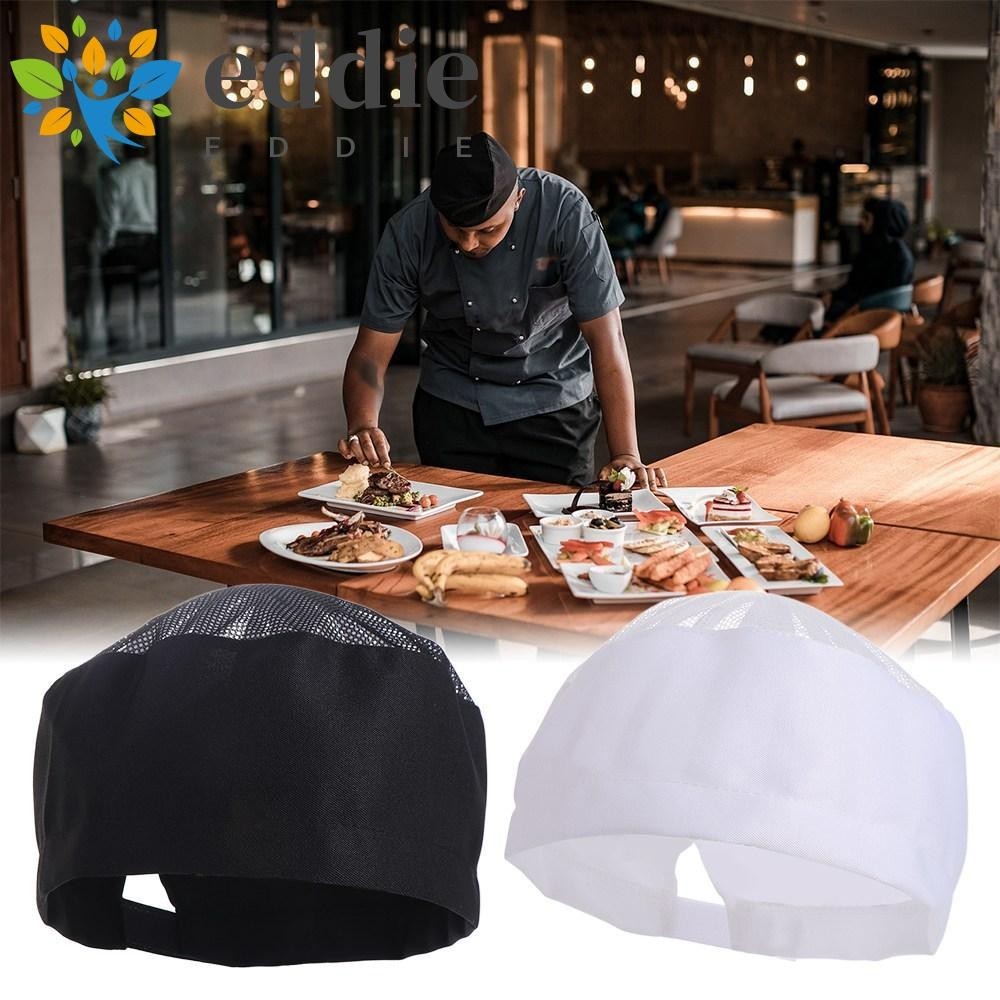 Edie Chef Flat Top Caps, Adjutable Strap สไตล์ญี่ปุ่น Breathable Sushi ...