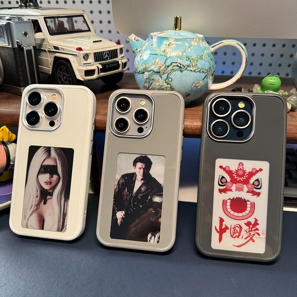 อุปกรณ์เสริมโทรศัพท์มือถือ E-Ink Screen Phone Case NFC E Ink Display ...