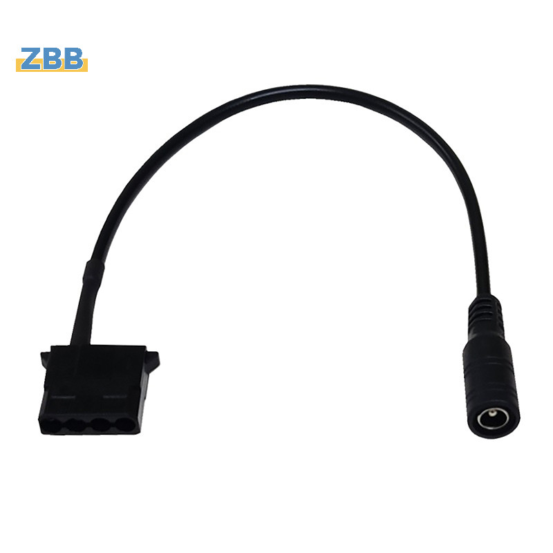 Zbb> DC 5521 ถึง Molex 4 Pin Power Supply อะแดปเตอร์สําหรับพัดลม ...