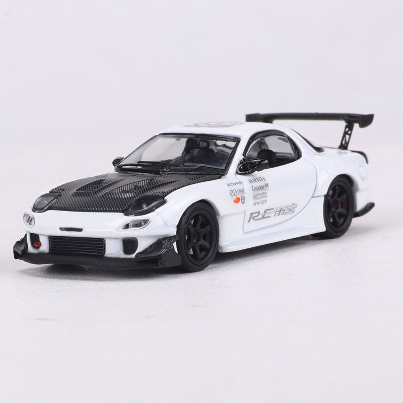[GT-M] รุ่น Master 1: 64 MAZDA RX7 เปิดฝาครอบรุ่นจําลองรถ Die-Casting ...