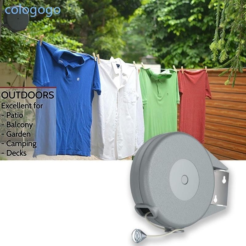 Colo Retractable Clothesline Heavy Duty Washing Line PVC Retracting