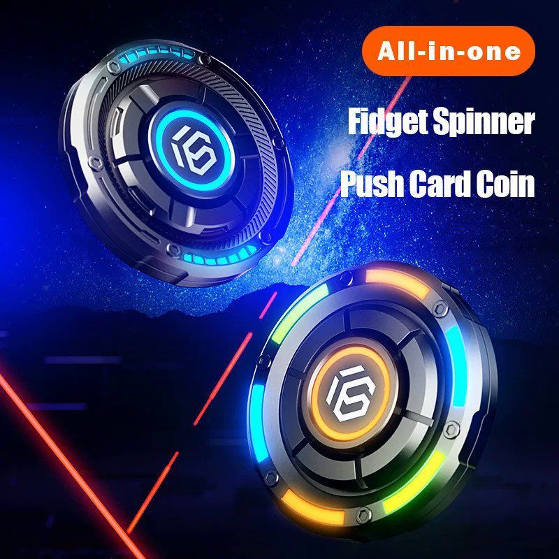 2024 ใหม ่ ความเครียด Reliever ของขวัญ 3in1 EDC โลหะ Pushing Card Hand ...