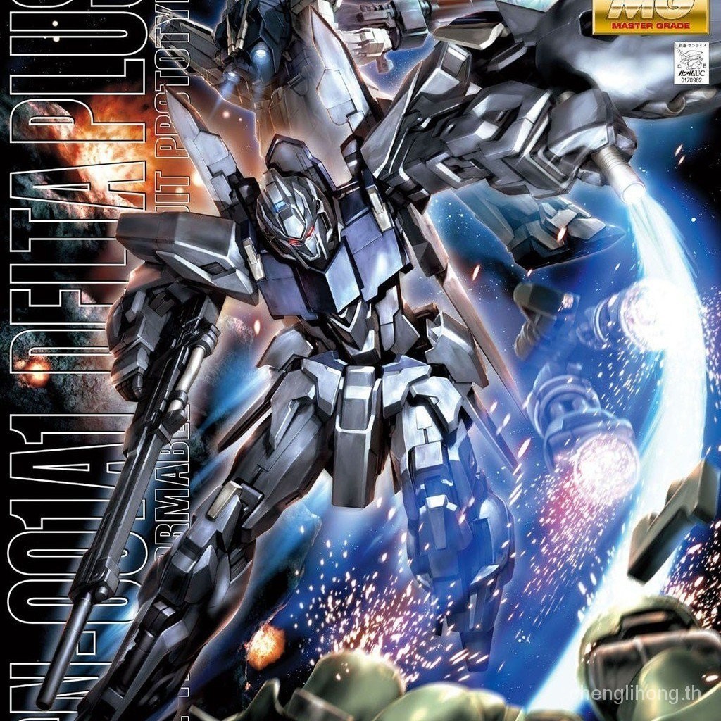 พร ้ อมสต ็ อก Bandai Gundam MG 1/100 DELTA PLUS DELTA Place Gundam ...