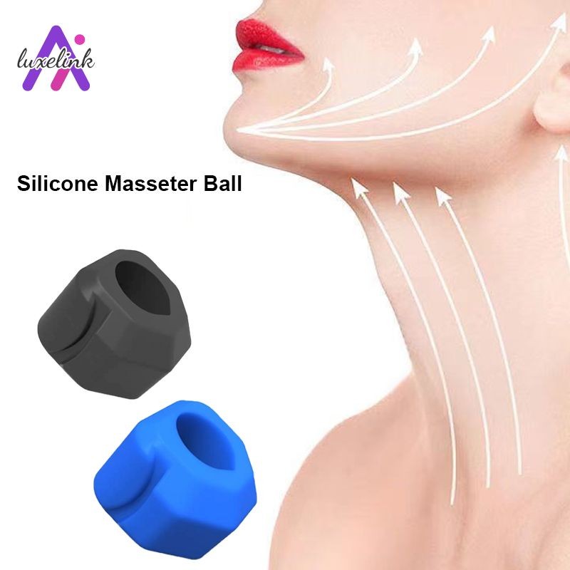 luxelinkSilicone Masseter Ball Facial Muscle Shaping Ball Unisex Jaw ...