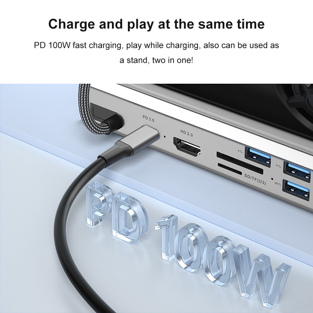 [colog.th] Dock Console Hub 4K 60Hz Dock Stand Type C USB 3.0 2.0 PD ...