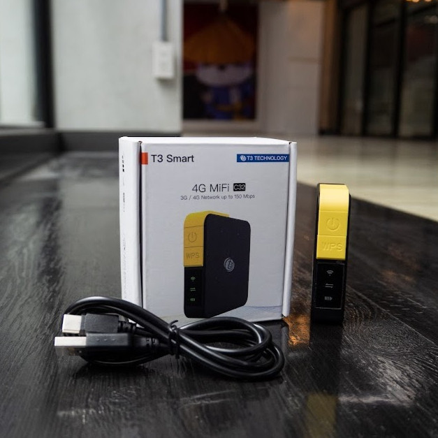 T3 Smart 4G MiFi C32 Pocket WiFi ตัวกระจายสัญญาณเน็ตแบบพกพา (Black ...