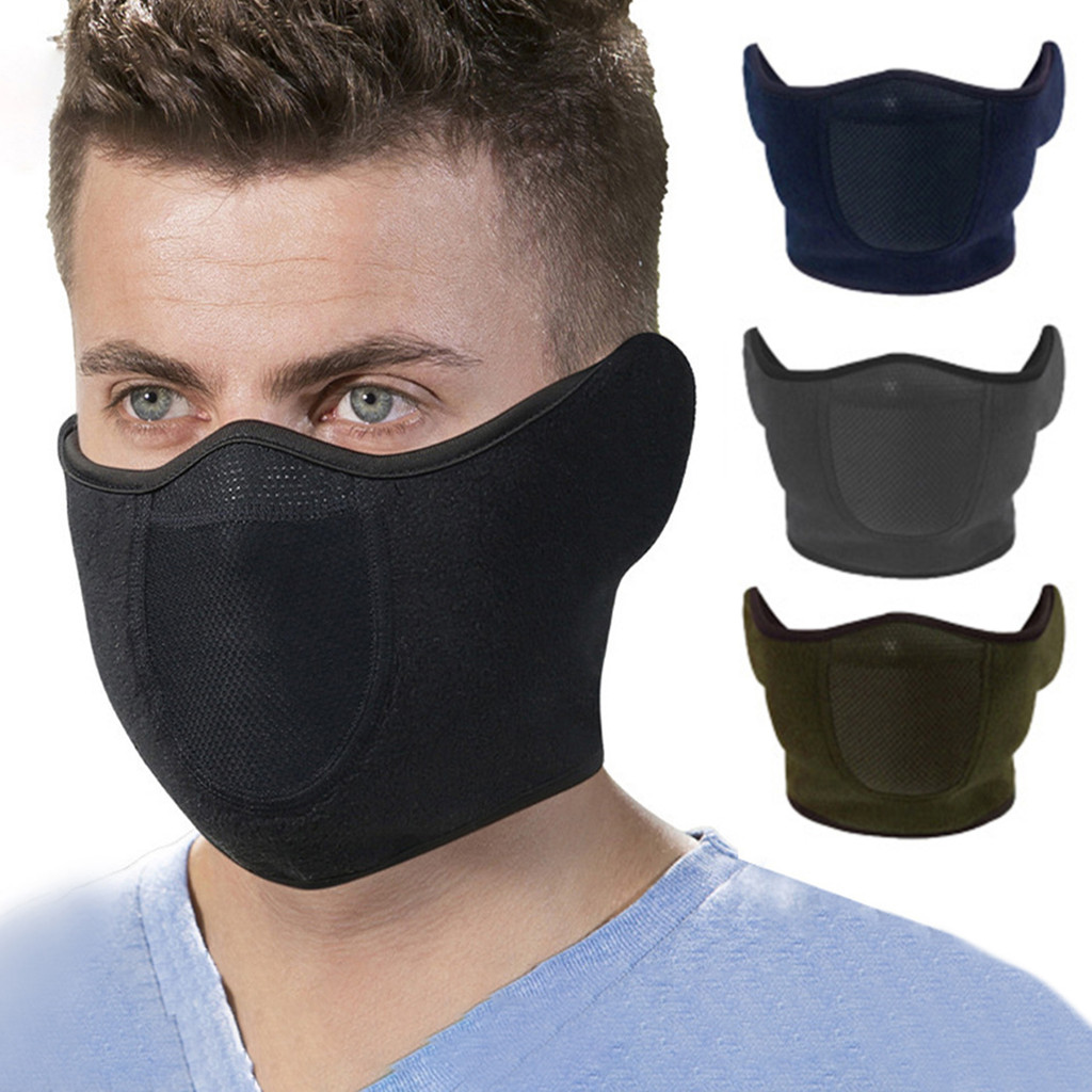 Alo- ขี่จักรยาน Face Guard Windproof Breathable Warm ฤดูหนาวสภาพอากาศ ...