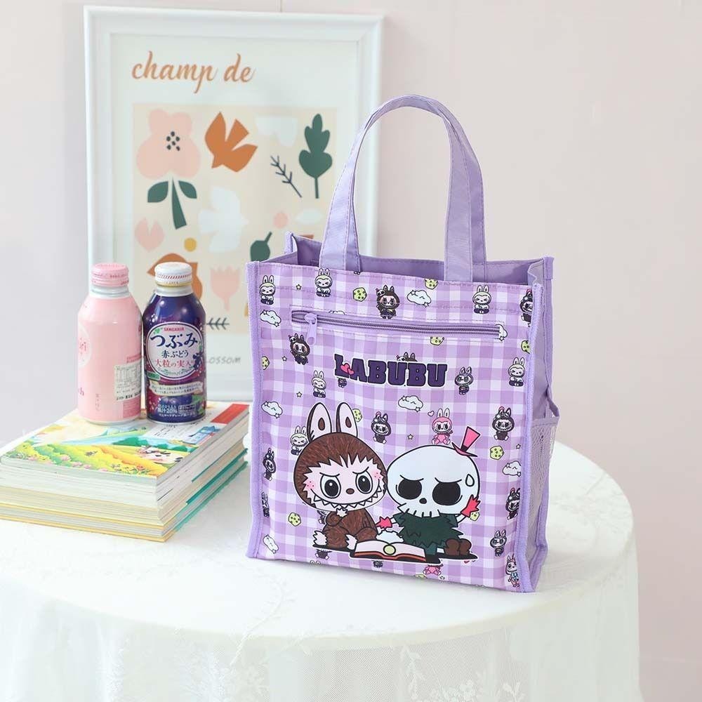 Back2life Labubu Time Shoulder Bag, Oxford Cloth Cartoon Cartoon Labubu ...