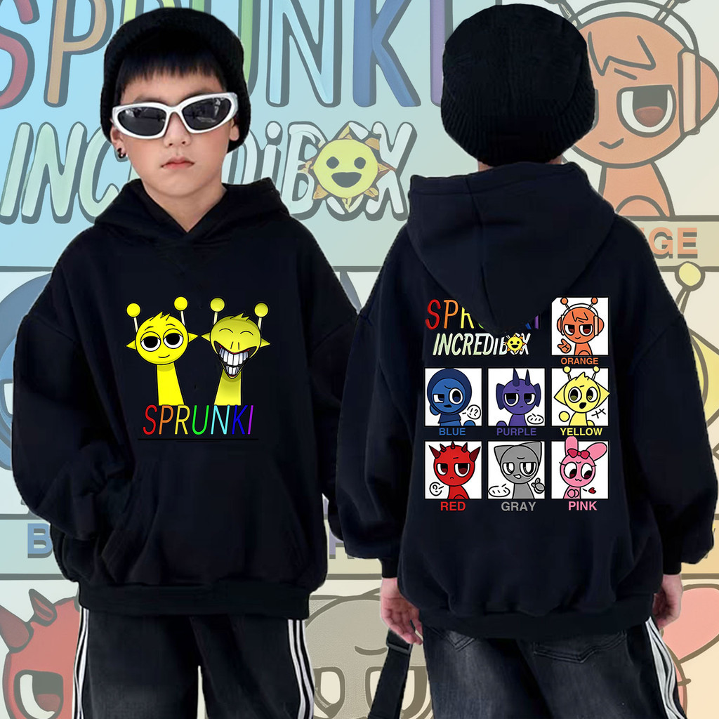 เทรนด์แฟชั่น Sprunki Hoodie ผ้าฝ้ายหลวม ๆ | Shopee Thailand
