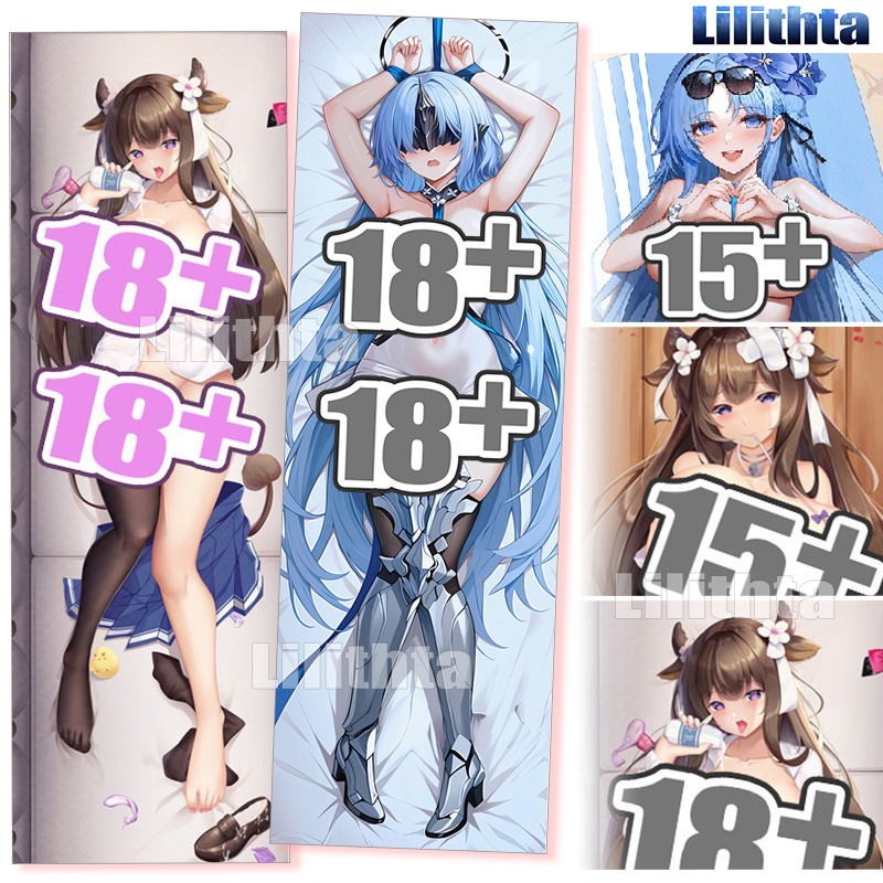 Dakimakura ปลอกหมอน Azur Lane Kashino และ Alsace Azure Lane เกมอะนิเมะ 