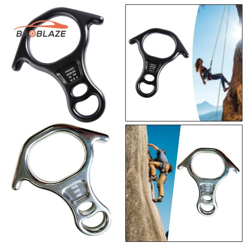 [Baoblaze] 40kn 8 Shape Descender Rappelling Gear อลูมิเนียมอัลลอยด์ที่ ...