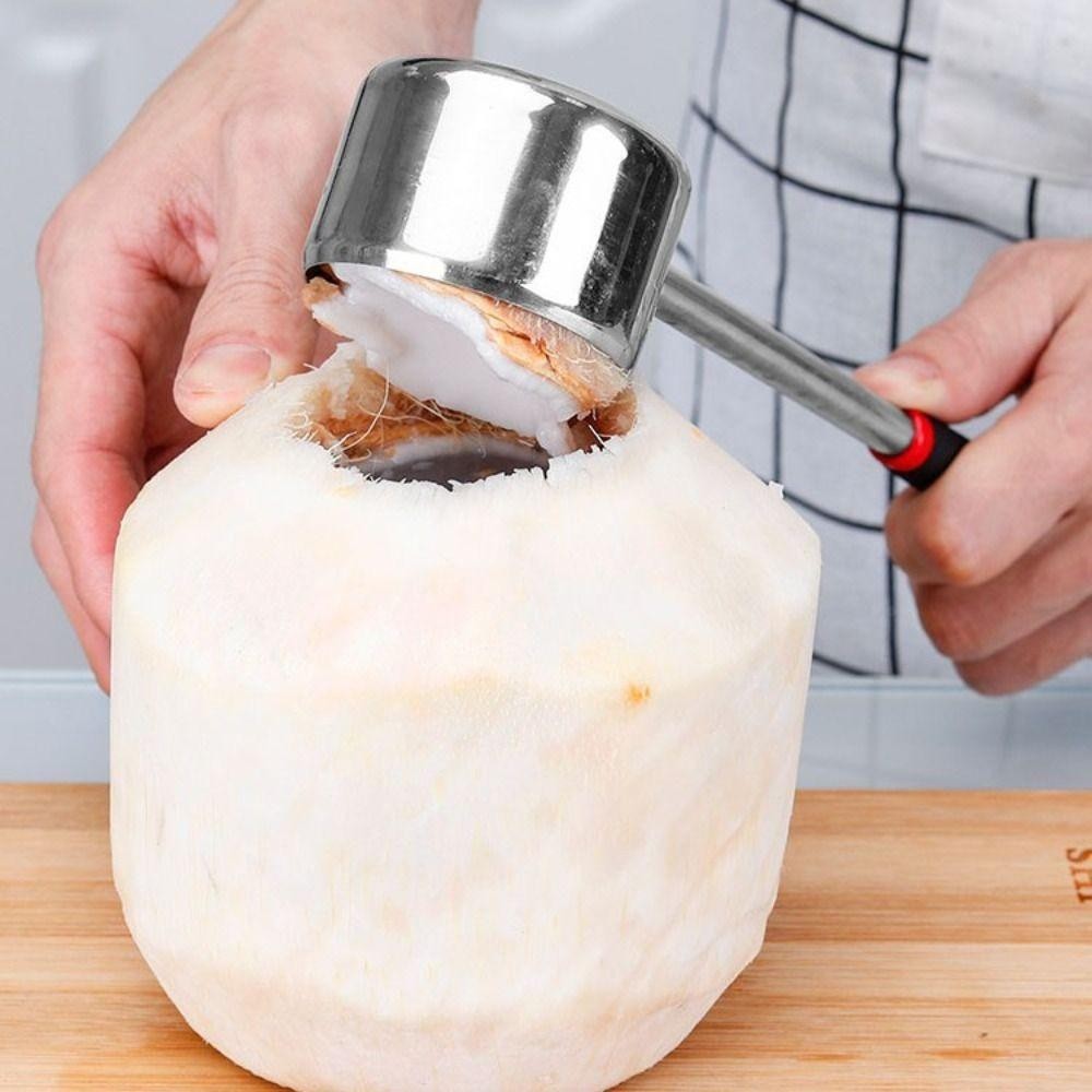 JESTINE ชุดที่เปิดมะพร้าว, สแตนเลสพร้อม Corkscrew Coconut Breaker Kit ...